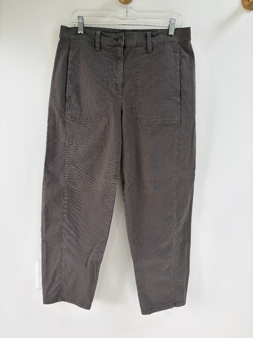 Eileen Fisher Cotton Stretch Arch Pant Size Medium